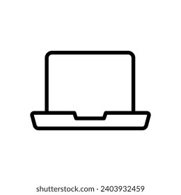Plantilla de diseño de iconos simples para portátiles