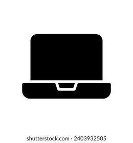 Laptop simple icon design template