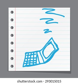 Laptop sketch