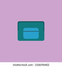 Laptop Sleeve Cartoon Flat Vector Illustration