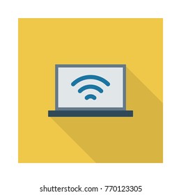 laptop square flat
