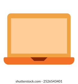 Ilustração do ícone de vetor de inicialização do laptop