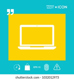 Laptop symbol Icon
