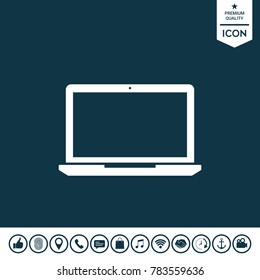 Laptop symbol Icon