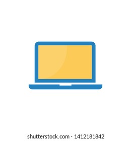 laptop symbol icon. computer notebook sign vector