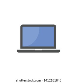 laptop symbol icon. computer notebook sign vector