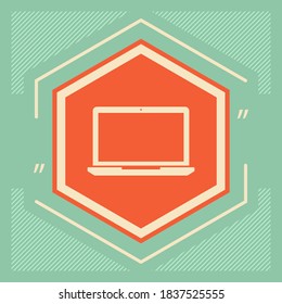 Laptop symbol Icon. Graphic elements for your design