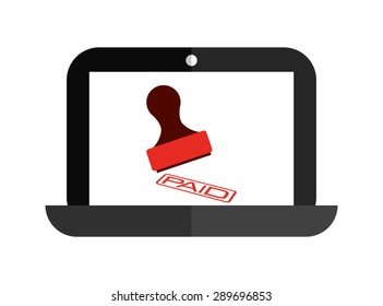 laptop technology design, vector illustration eps10 graphic 