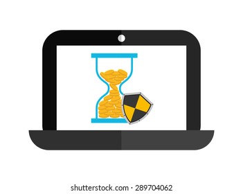 laptop technology design, vector illustration eps10 graphic 