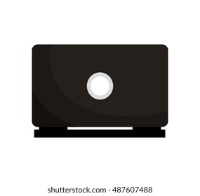 laptop technology digital icon graphic