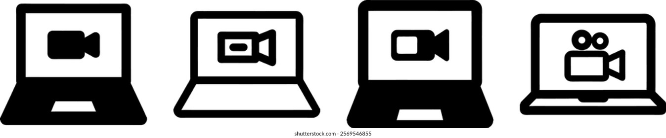 laptop and technology icons representing digital innovation