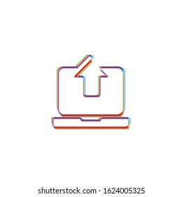 Laptop Update - Vector App Icon