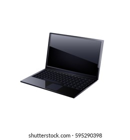 Laptop. Vector