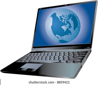 Laptop. Vector