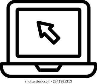 Laptop Vector Design Icon Style