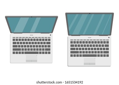 Laptop vector design illustration isolated on white background