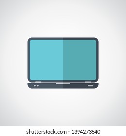 Laptop Vector. Flat icon illustration.