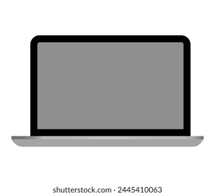 Laptop Vector. Flat icon illustration.