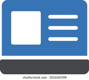 Notebook-Vektorsymbol