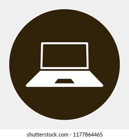 a laptop vector icon 10 eps