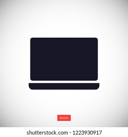 a laptop vector icon 10 eps