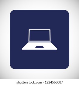 a laptop vector icon 10 eps