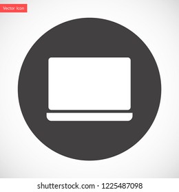 a laptop vector icon 10 eps