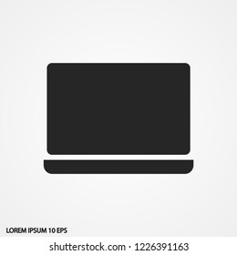 a laptop vector icon 10 eps