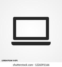 a laptop vector icon 10 eps