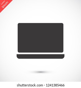 a laptop vector icon 10 eps