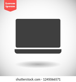 a laptop vector icon 10 eps