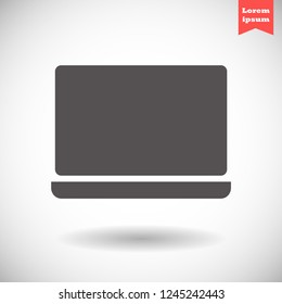 a laptop vector icon 10 eps