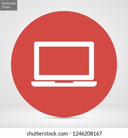 a laptop vector icon 10 eps