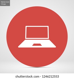 a laptop vector icon 10 eps