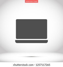 a laptop vector icon 10 eps