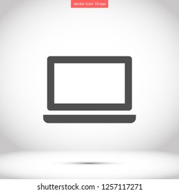 a laptop vector icon 10 eps