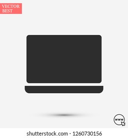 a laptop vector icon 10 eps