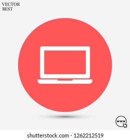 a laptop vector icon 10 eps