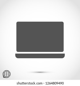 a laptop vector icon 10 eps