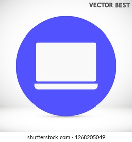 a laptop vector icon 10 eps