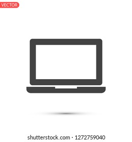 a laptop vector icon 10 eps