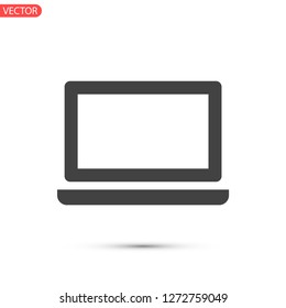 a laptop vector icon 10 eps