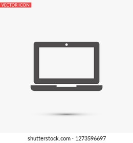 a laptop vector icon 10 eps