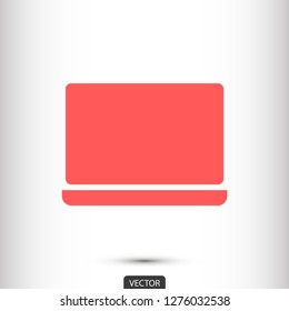 a laptop vector icon 10 eps