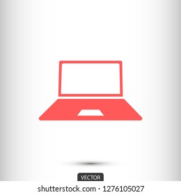 a laptop vector icon 10 eps