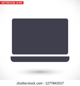 a laptop vector icon 10 eps