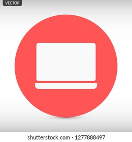 a laptop vector icon 10 eps