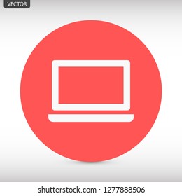 a laptop vector icon 10 eps
