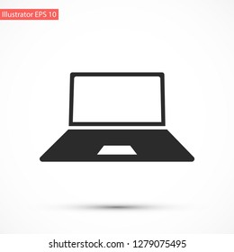 a laptop vector icon 10 eps