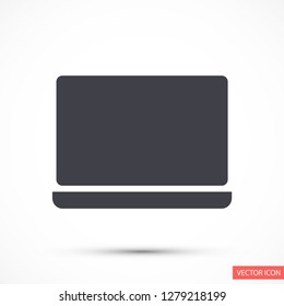 a laptop vector icon 10 eps